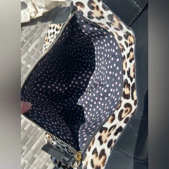 Boden Sherborne Leopard Print Cowhide Leather Tote Bag NWOT plus Dustbag - Picture 16 of 16